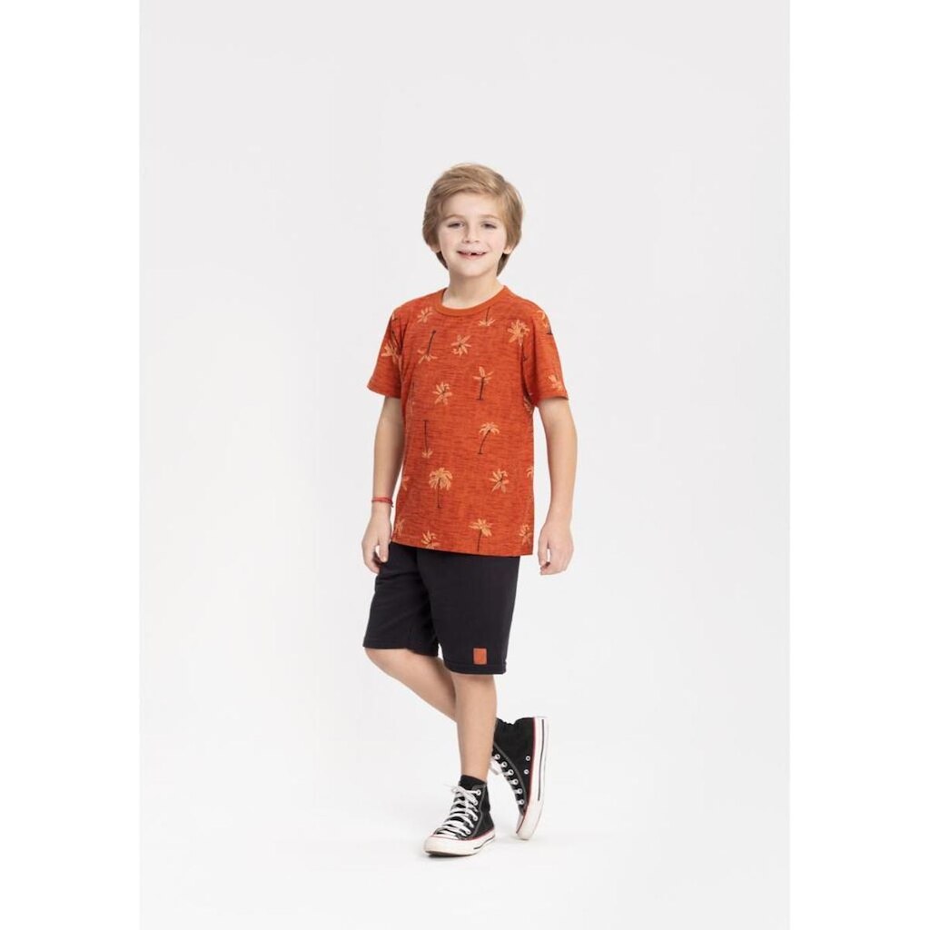 Conjunto Menino Infantil Camiseta Bermuda Alakazoo Ref 19513