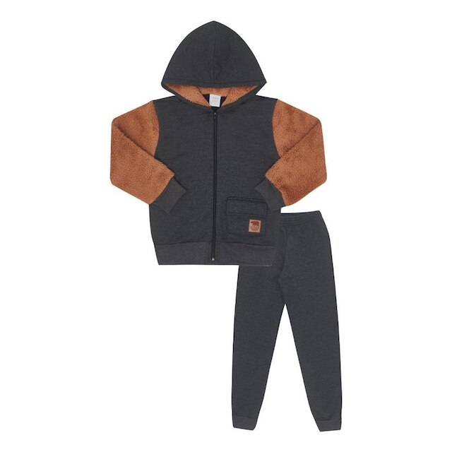 Conjunto - Mescla Preto - 50383-876