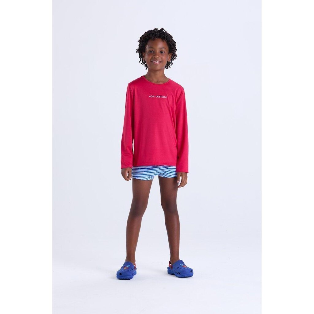Conjunto Moda Praia Infantil Sunga Sublimada