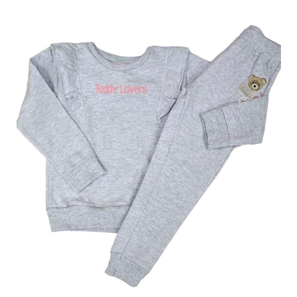 Conjunto Moletom Blusa e Calça Menina Teddy Lovers