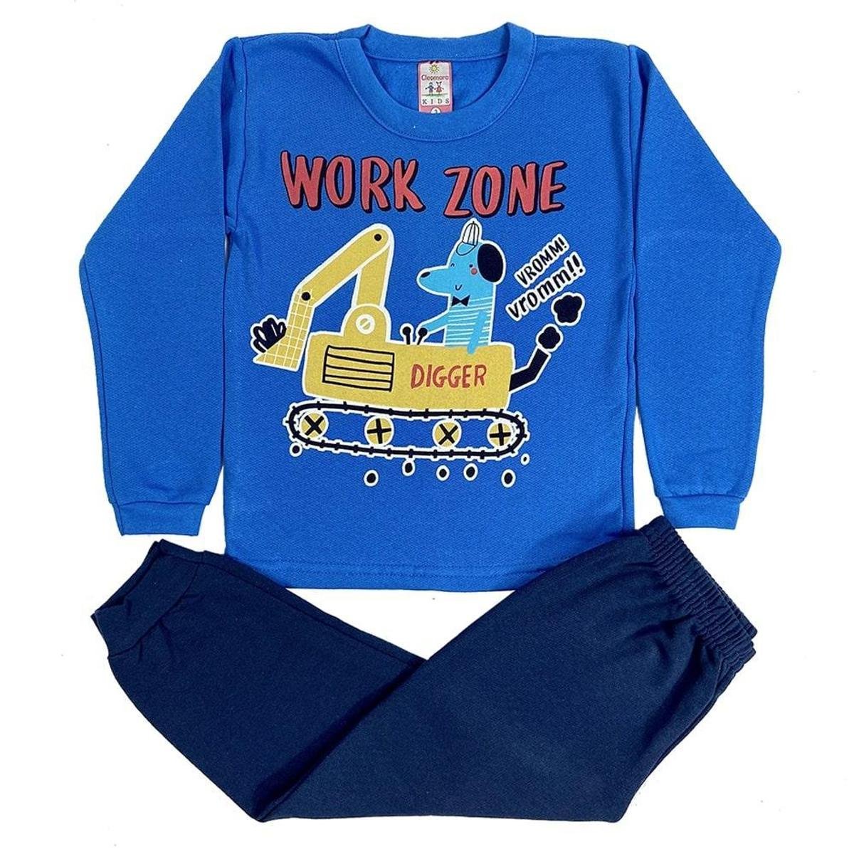 Conjunto Moletom Calças e Casaco Infantil Masculino SEM CAPUZ / Menino Inverno Menor preço em Conjunto Moletom Calças e Casaco Infantil Masculino SEM CAPUZ / Menino Inverno