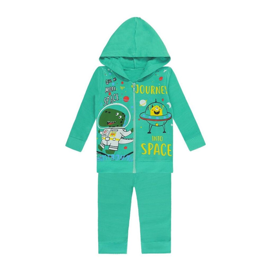 Conjunto Moletom Casaco e Calça Verde - Big Bless