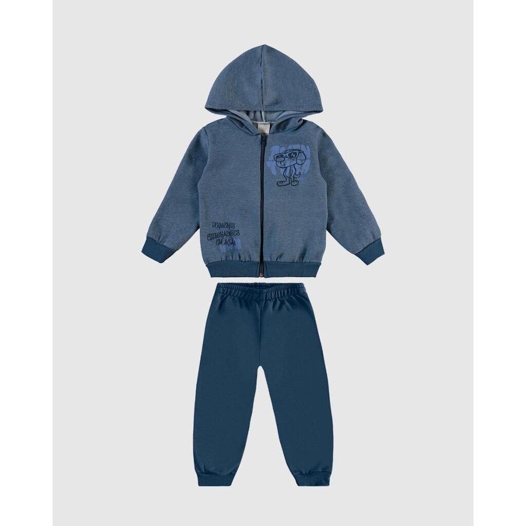 Conjunto Moletom com Capuz Menino Malwee Ref. 126279