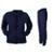 Conjunto Moletom Com Ziper Masculino Azul Marinho - Azul Escuro