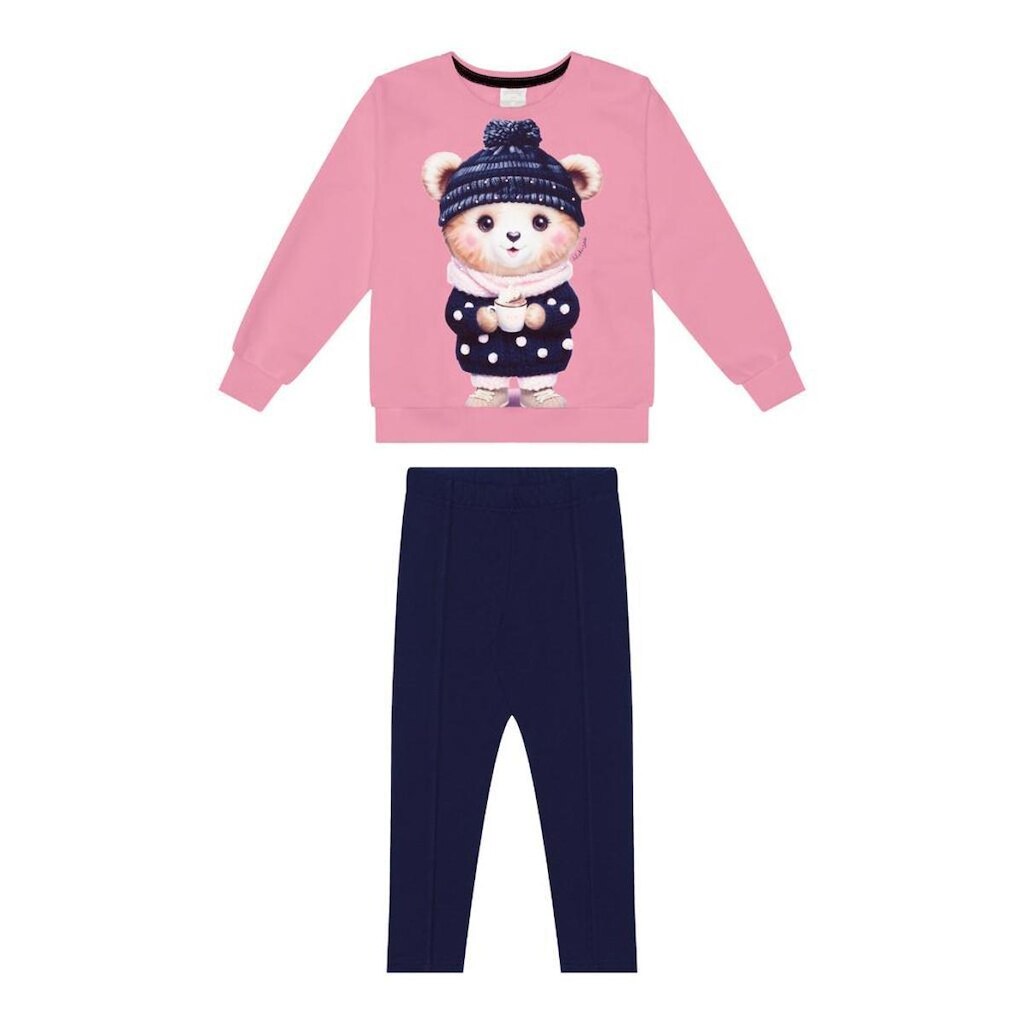 Conjunto Moletom Felpado Menina Alakazoo Ref. 65292