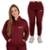 Conjunto Moletom Feminino Blusa E Calça Peluciado Academia Dupli - Branco