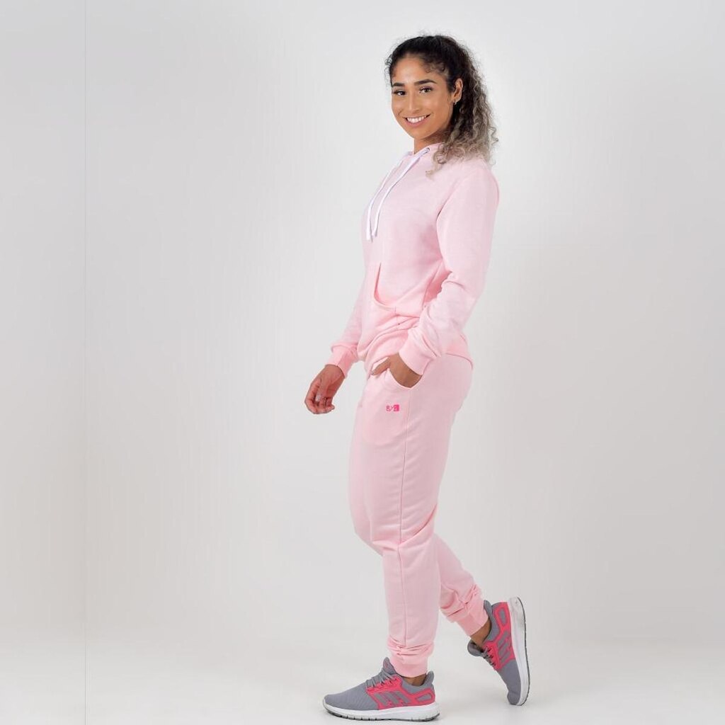 Conjunto Moletom Feminino BYG Miss Rosa
