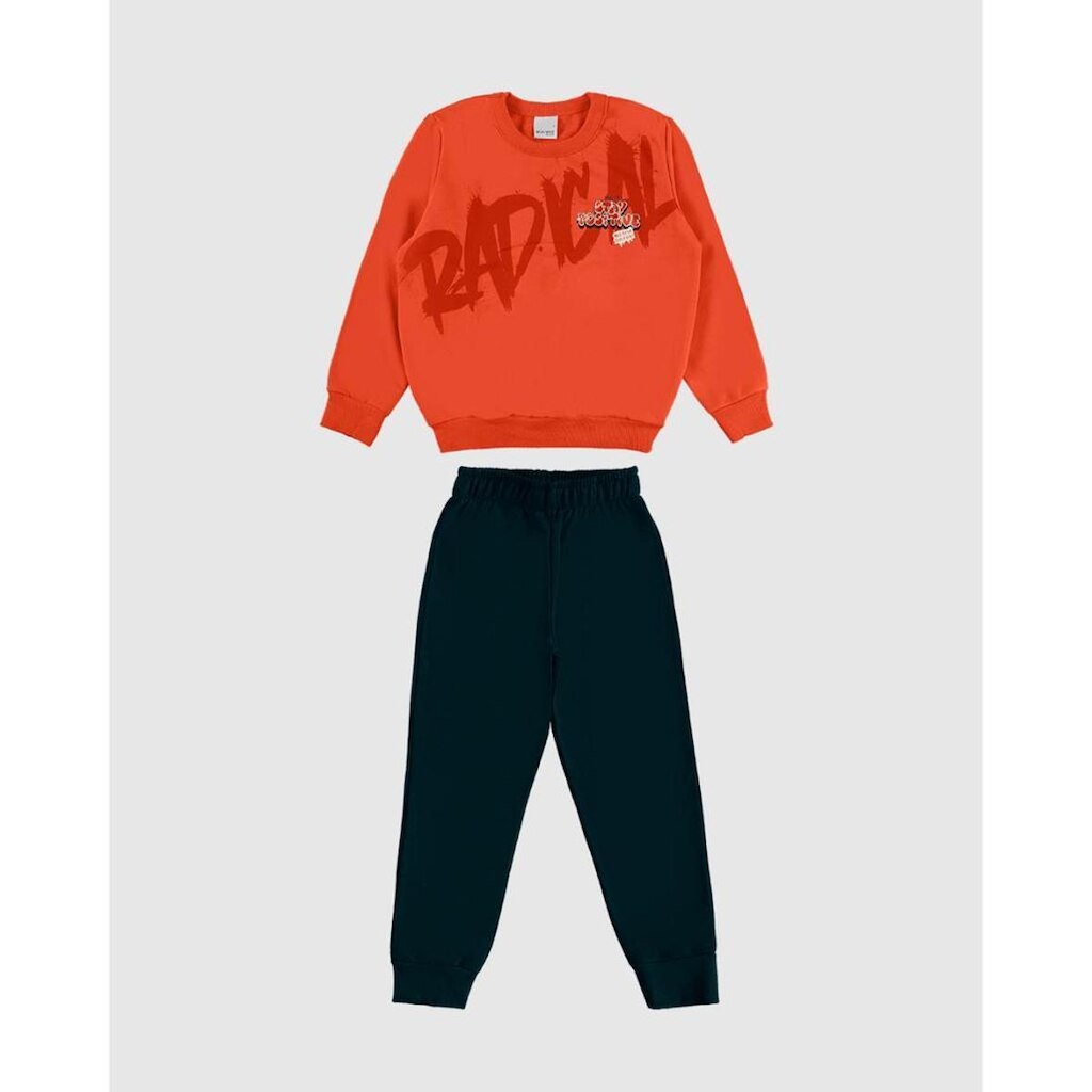 Conjunto Moletom Flanelado Menino Malwee Kids Ref. 0126475
