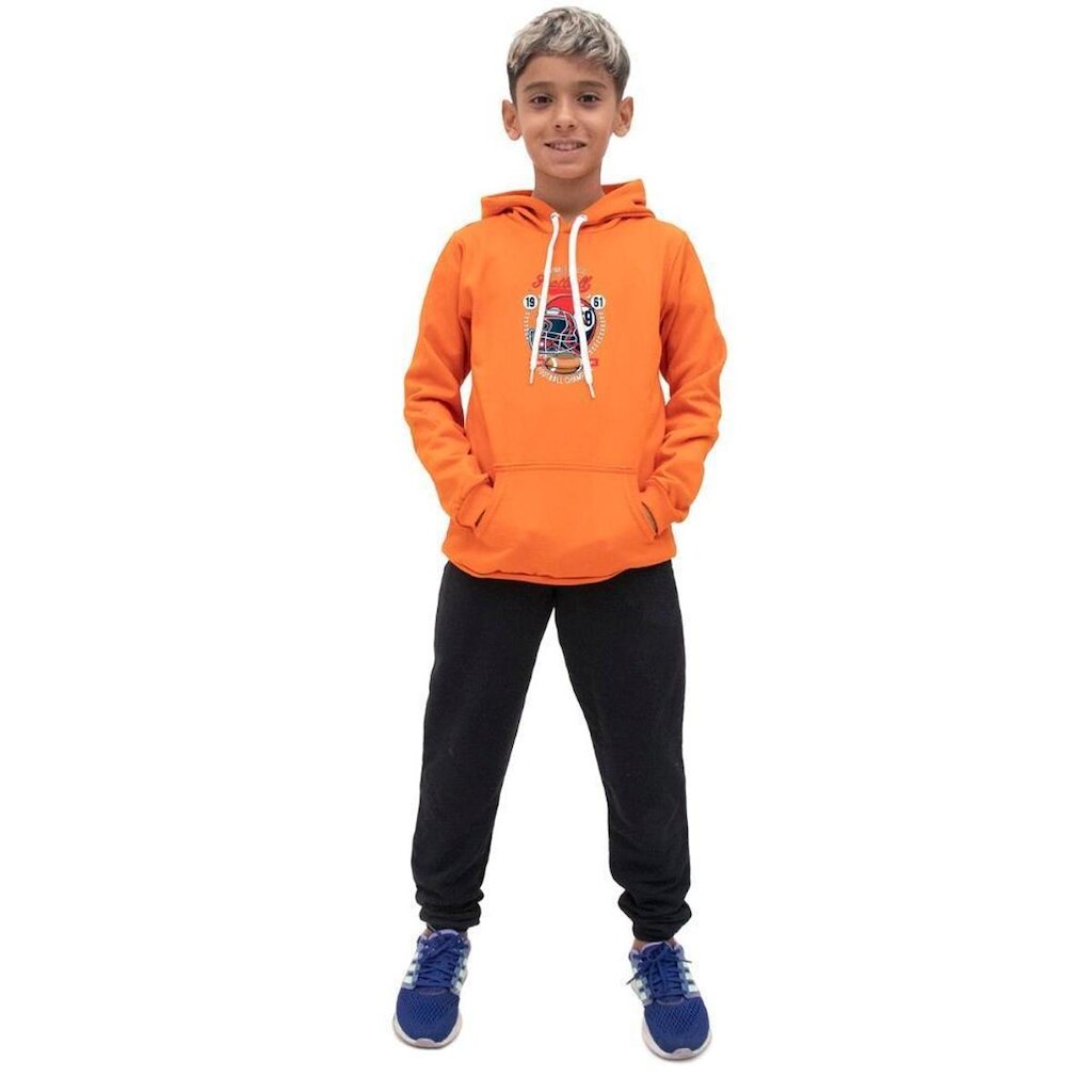 Conjunto Moletom Infantil Estampado Flanelado Menino
