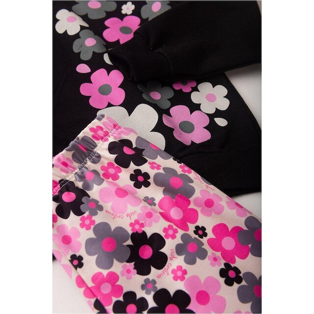 Conjunto Moletom Infantil Florzinhas