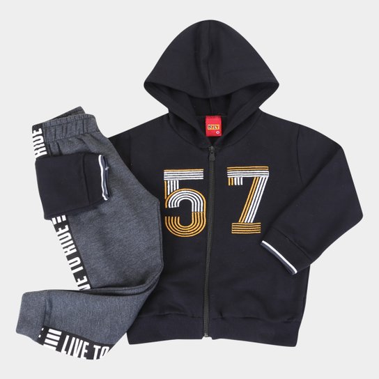 Conjunto Moletom Infantil Kyly Peluciado c/ Capuz - Preto é ruim? Conjunto Moletom Infantil Kyly Peluciado c/ Capuz - Preto é boa?