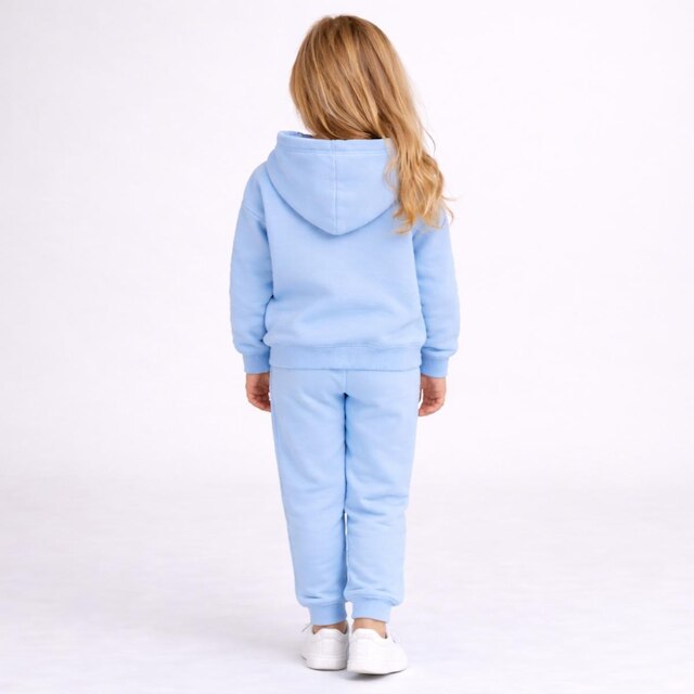 Conjunto Moletom Infantil Menina Canguru Calça e Blusa Manga Longa