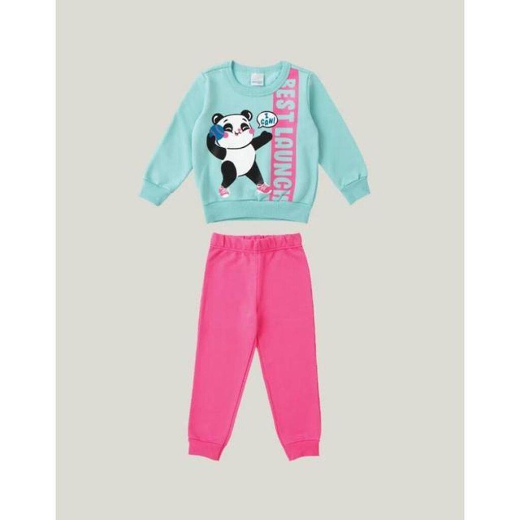 Conjunto Moletom Infantil Menina Malwee Ref. 91402