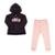 Conjunto Moletom Infantil Menina Pulla Bulla Ref. 45326 - Preto