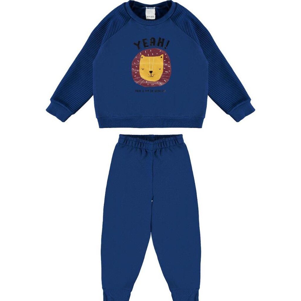 Conjunto Moletom Infantil Menino Malwee 4/8 Ref. 0116675