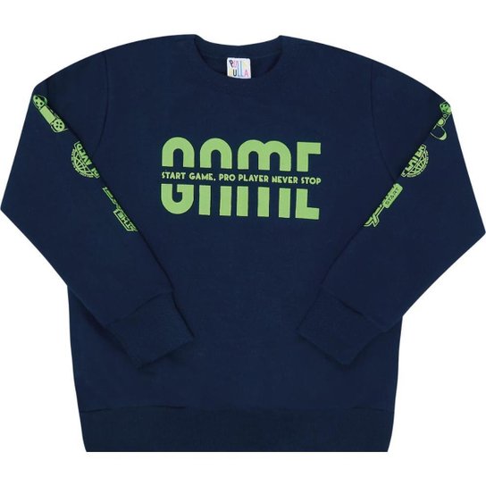 Conjunto Moletom Infantil Menino Pulla Bulla Ref. 49773