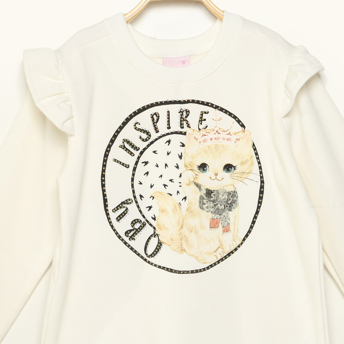 Conjunto Moletom Infantil Quimby Inspire Blusa + Calça Feminino - 1