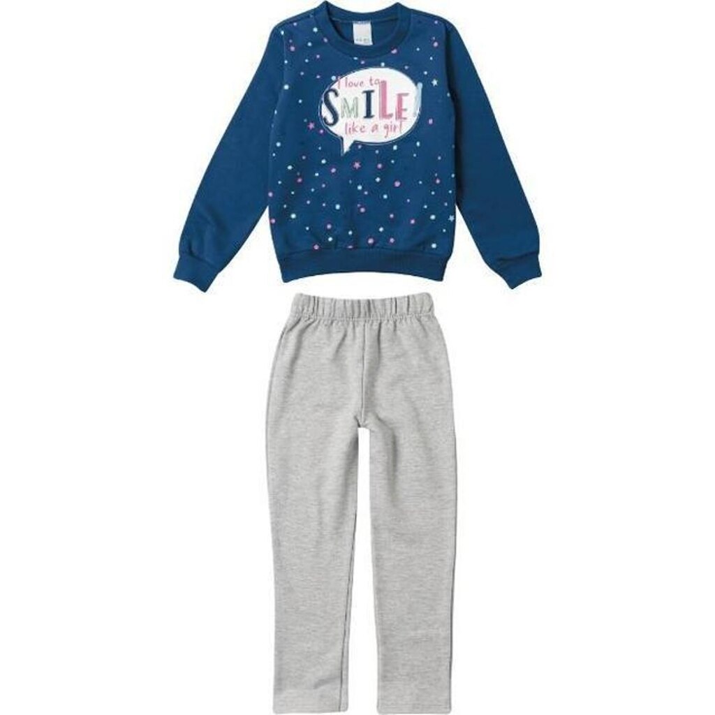 Conjunto Moletom juvenil Menina Malwee Kids Ref. 78351