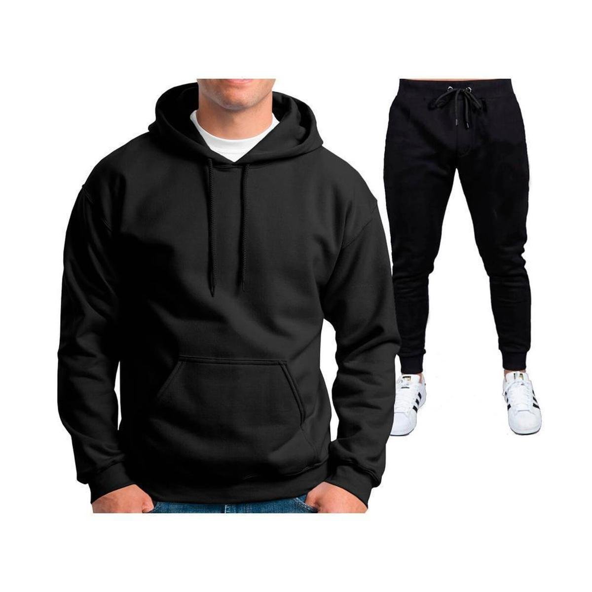 Conjunto Moletom Masculino Black Beast Blusa e Calça Menor preço em Conjunto Moletom Masculino Black Beast Blusa e Calça