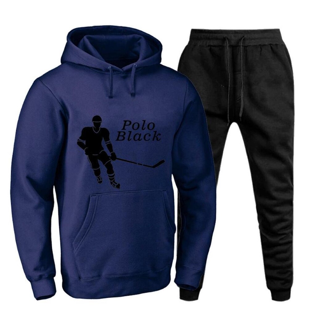 Conjunto Moletom Masculino Canguru Capuz Macio e Confortavel