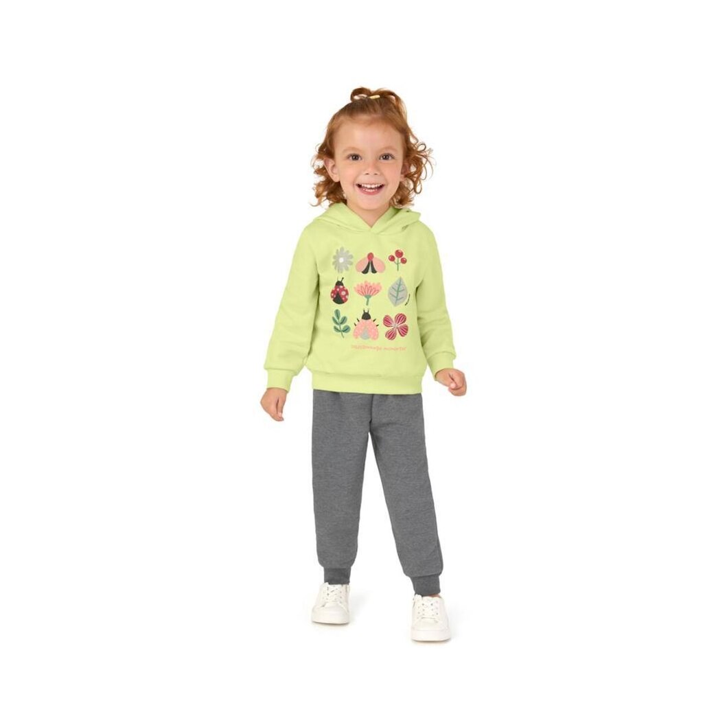 Conjunto Moletom Menina Malwee Kids 4 ao 8 Ref. 0126246