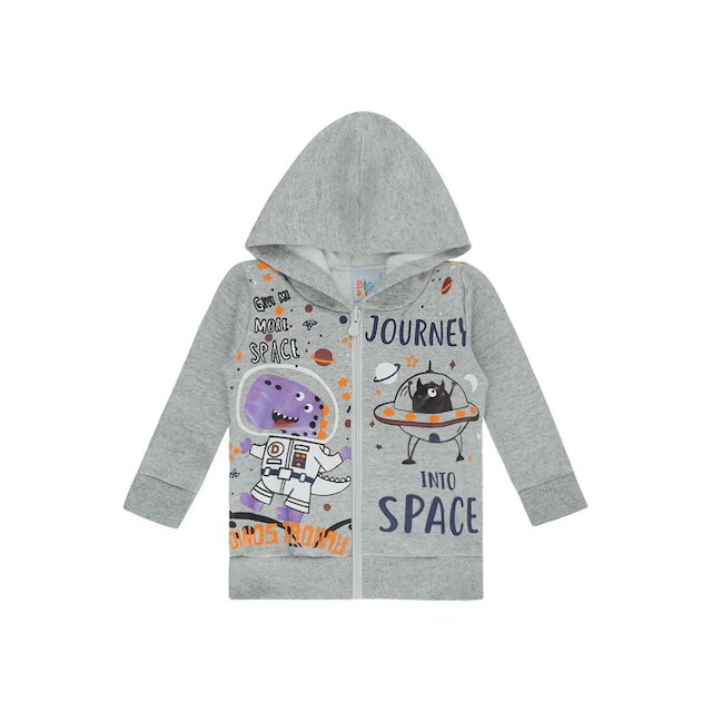 Conjunto Moletom Mescla Estampa Space - Big Bless