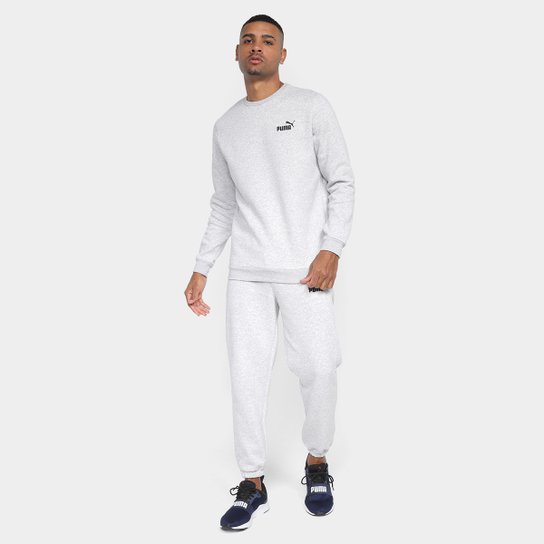 Conjunto Moletom Puma Feel Good Sweat Masculino - Cinza Claro é ruim? Conjunto Moletom Puma Feel Good Sweat Masculino - Cinza Claro é boa?