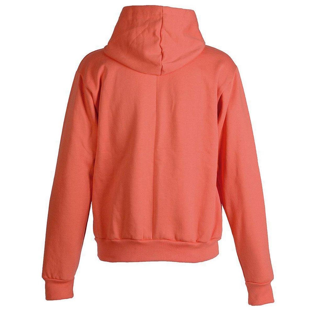 neon coral moletom com capuz
