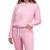 Conjunto Moletom Zíper Capuz Feminino - Rosa