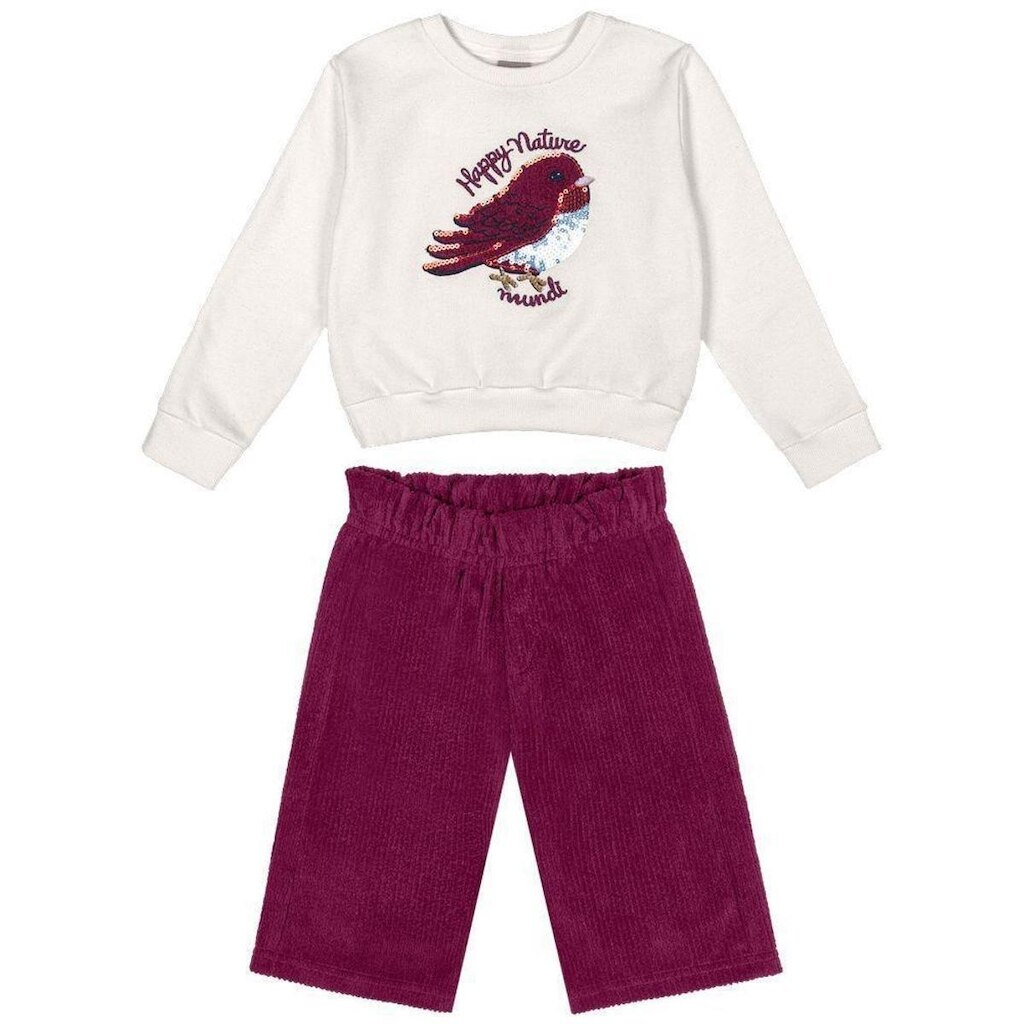 Conjunto Mundi Com Aplique De Cogumelo Infantil