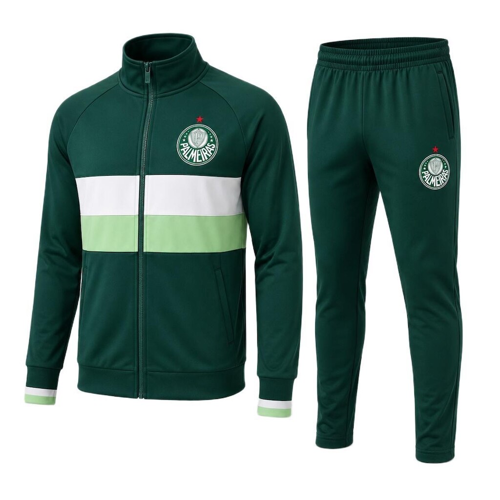 Conjunto Palmeiras Agasalho Athletic Verde - Masculino