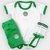 Conjunto Palmeiras Bebê Body Shorts e Meia - Verde+Branco