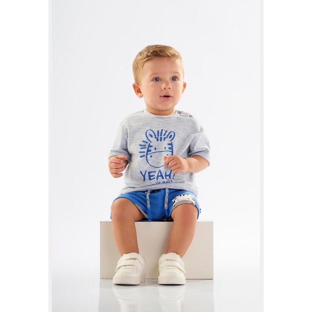 Conjunto para Bebê Menino com Camiseta e Bermuda Up Baby