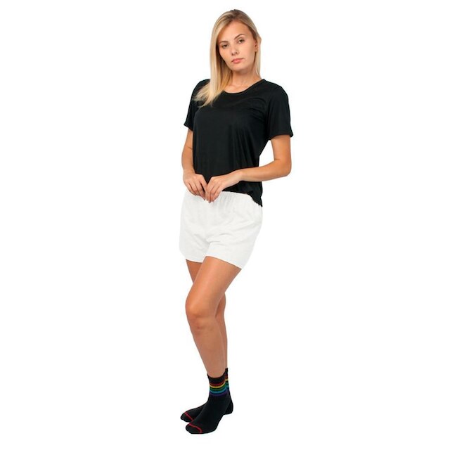 Conjunto Pijama Short Dolll Básico Part.B Feminino - Preto Menor preço em Conjunto Pijama Short Dolll Básico Part.B Feminino - Preto
