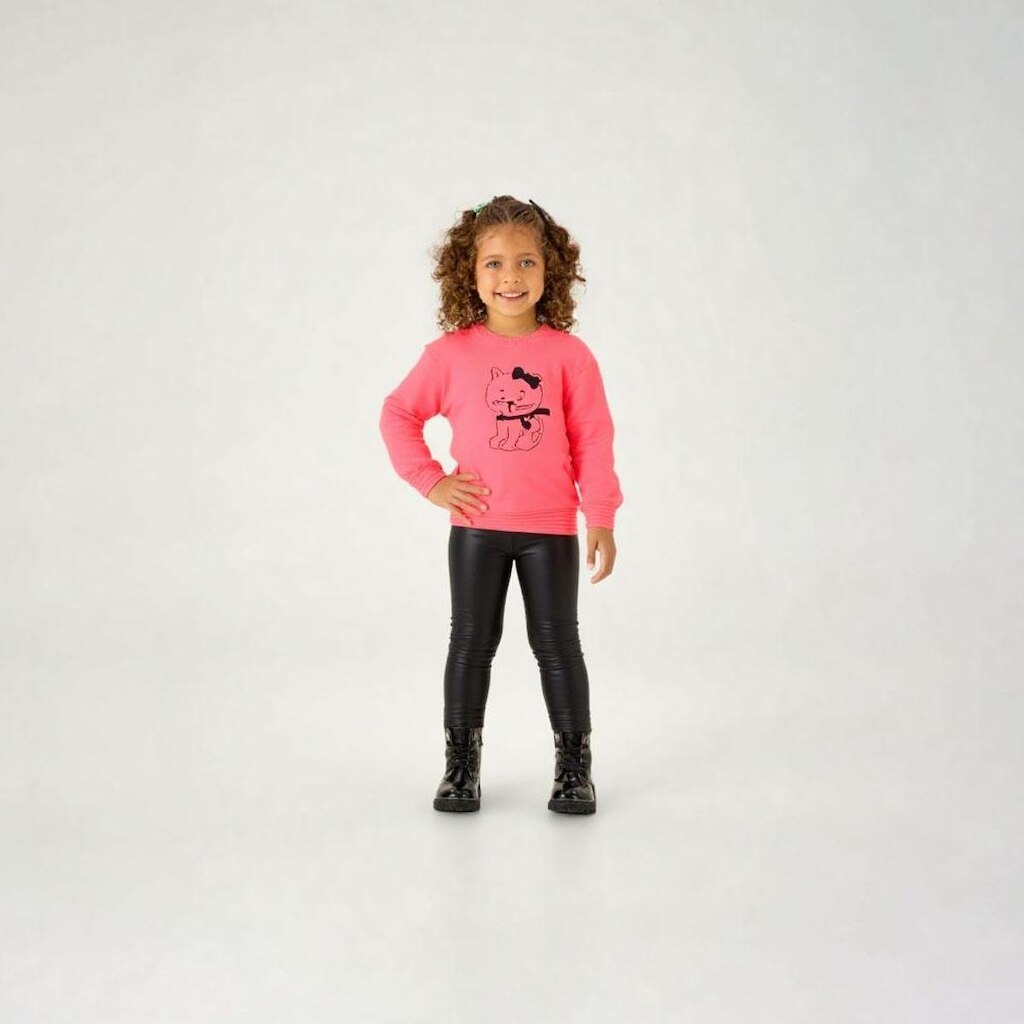 Conjunto Pink Primeiros Passos Pulla Bulla Menina - 55227-173