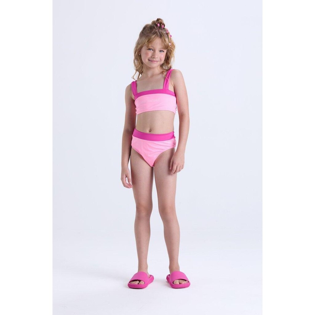 Conjunto Praia Infantil Regata Charmosa com Alcinhas