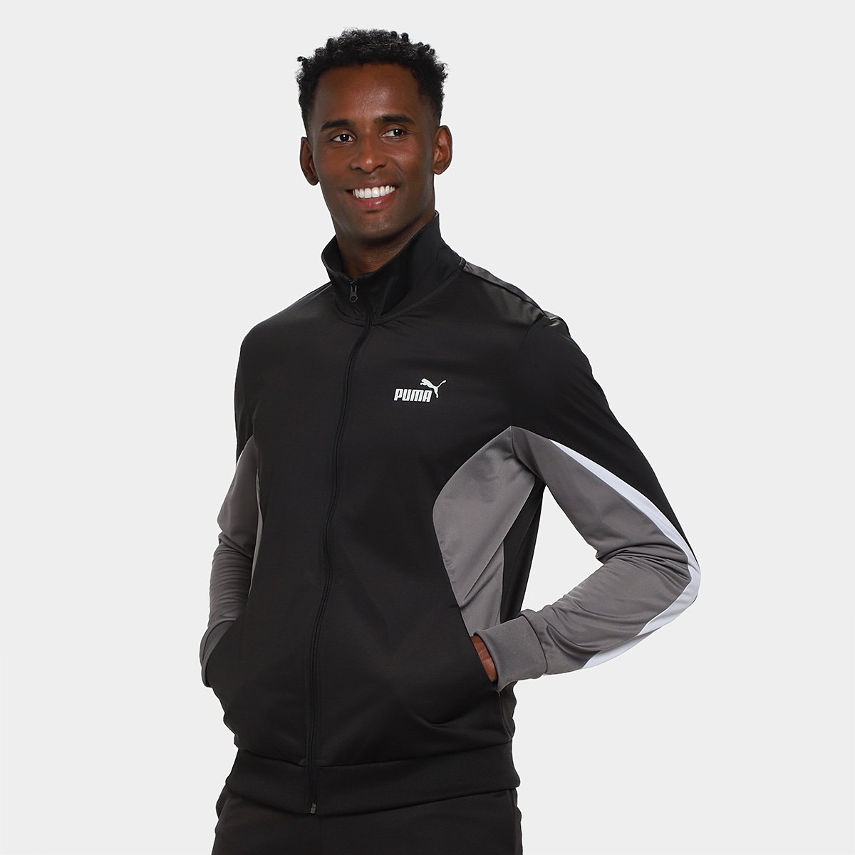 Conjunto Puma Ess Block Poly Suit Masculino - 2