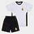 Conjunto Real Madrid Dry Fit Infantil - Branco+Preto