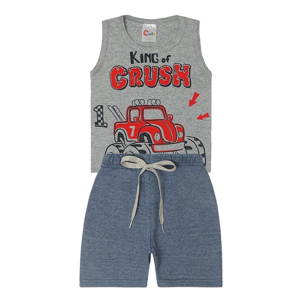 Conjunto Regata de Carrinho e Bermuda - Cadu