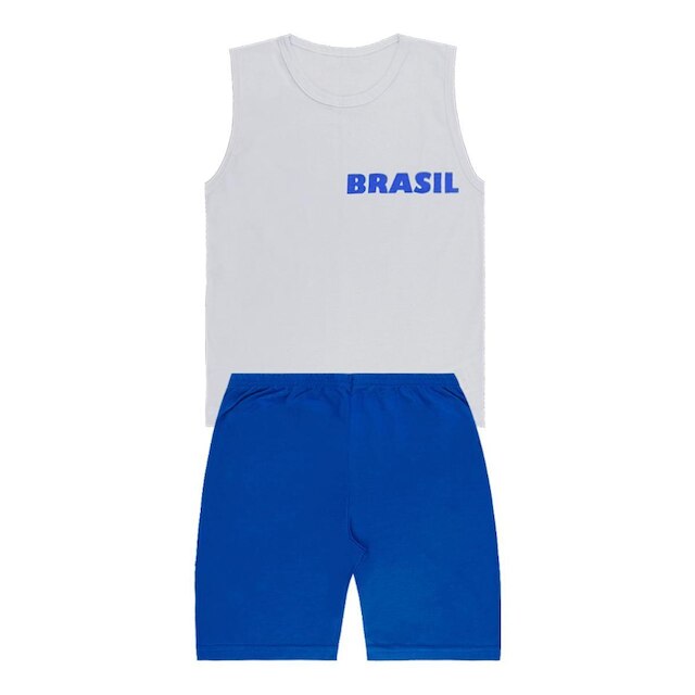 Conjunto Regata do Brasil e Bermuda - Big Bless