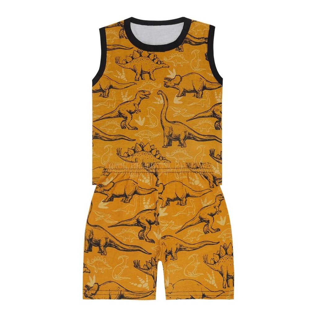 Conjunto Regata e Short Dinossauros - Destak