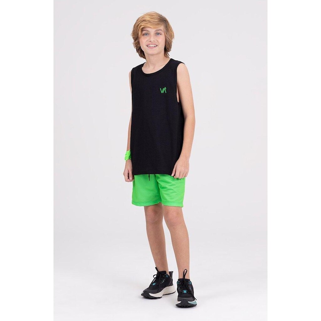 Conjunto Regata Infantil Aplique Neon
