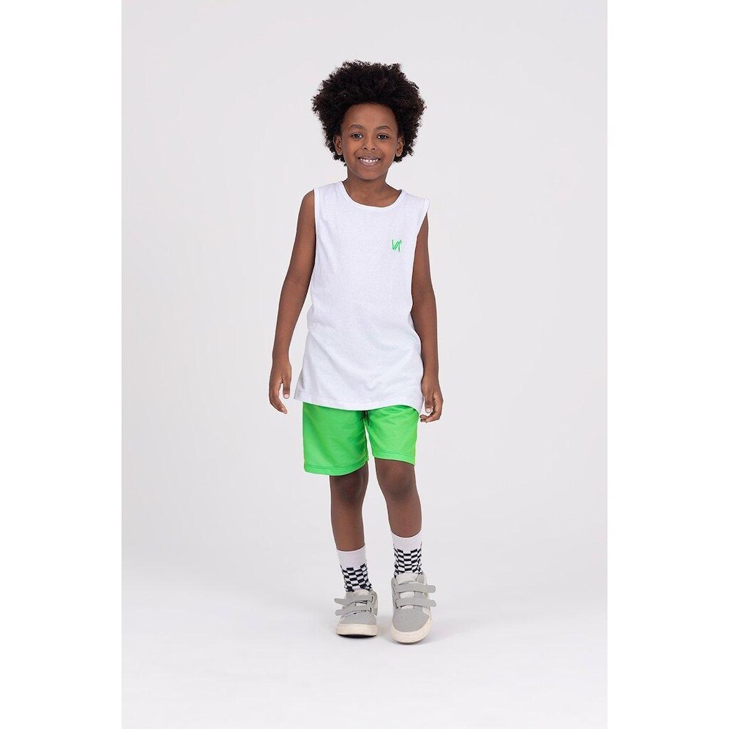 Conjunto Regata Infantil Aplique Neon