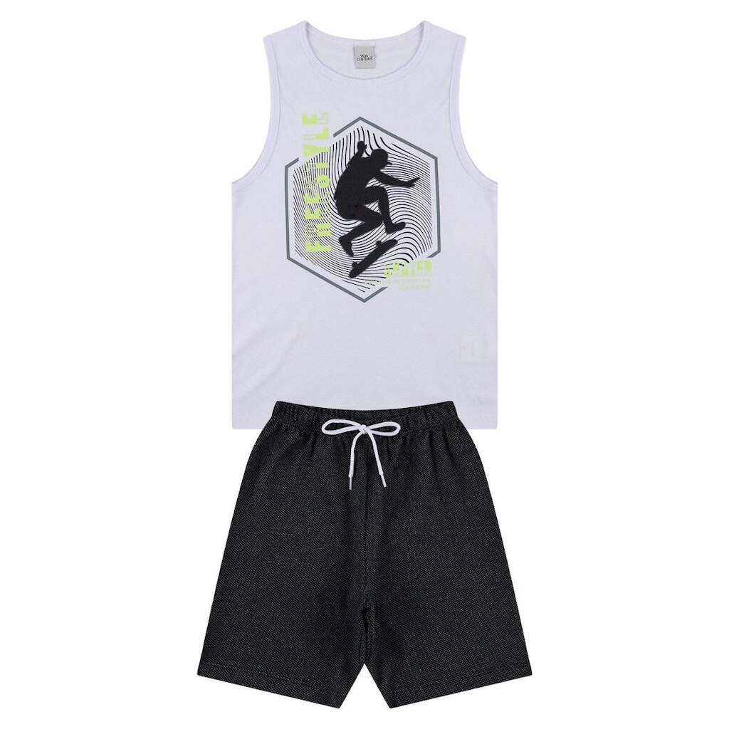 Conjunto Regata Infantil Freestyle Branco