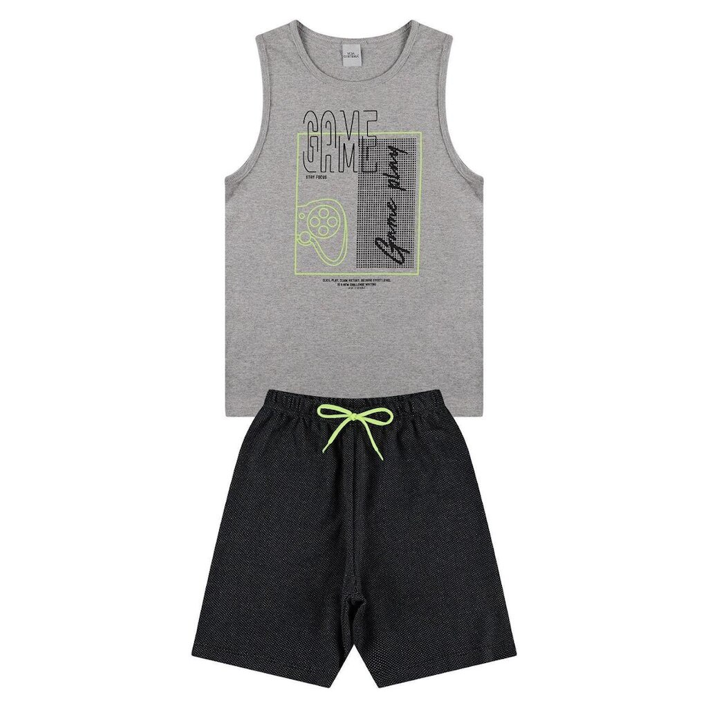 Conjunto Regata Infantil Web Game Mescla