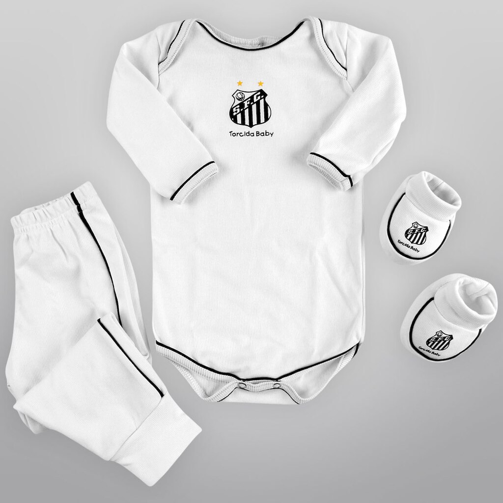 Conjunto Santos Body c/ 3 peças Infantil