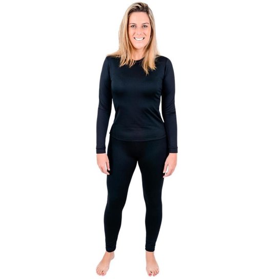 Conjunto Segunda Pele Rt Frio Intenso Feminino Neve Moto Viagem Esportes Aventura - Preto é ruim? Conjunto Segunda Pele Rt Frio Intenso Feminino Neve Moto Viagem Esportes Aventura - Preto é boa?