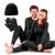 Conjunto Térmico Blusa Calça Segunda Pele + Gorro + Luva Touch Screen - Preto