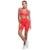 Conjunto Top Com Bojo e Bermudinha Serra e Mar Roupa Para Academia Treino Moda Fitness - Vermelho