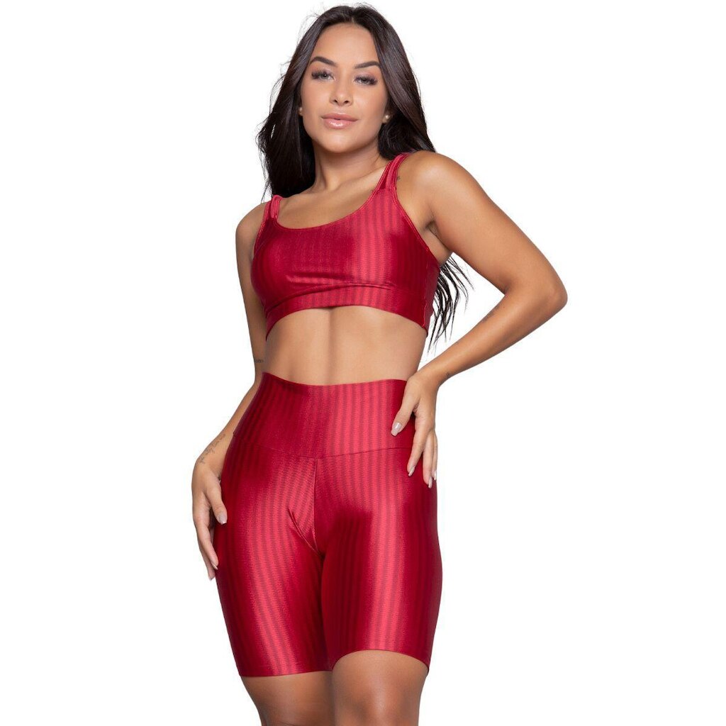 Conjunto Top e Bermuda Vekyo New Zig Feminino